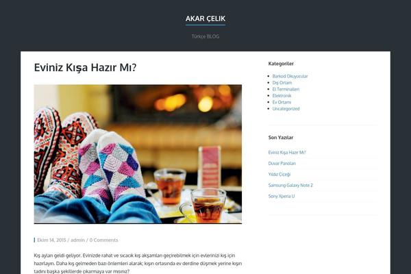 Finch theme site design template sample
