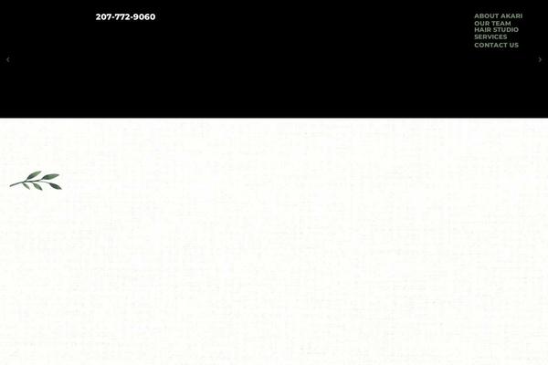 Glacial theme site design template sample