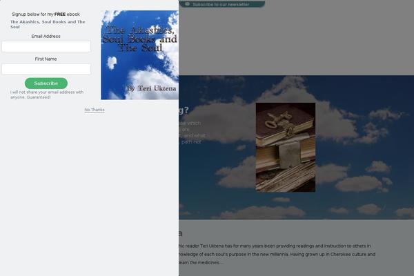 Site using wBounce plugin