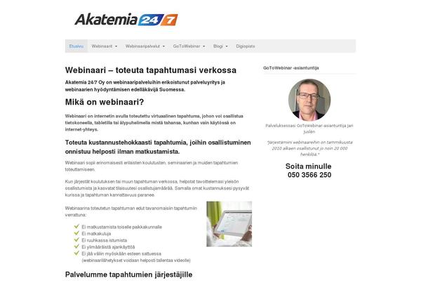 Ava theme site design template sample
