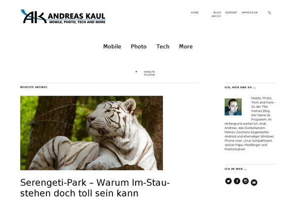 akaul.de site used Dorayakichildthemefolder