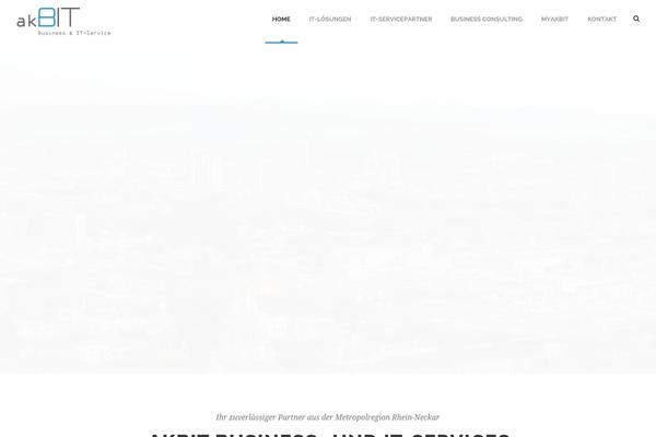 Infinite theme site design template sample