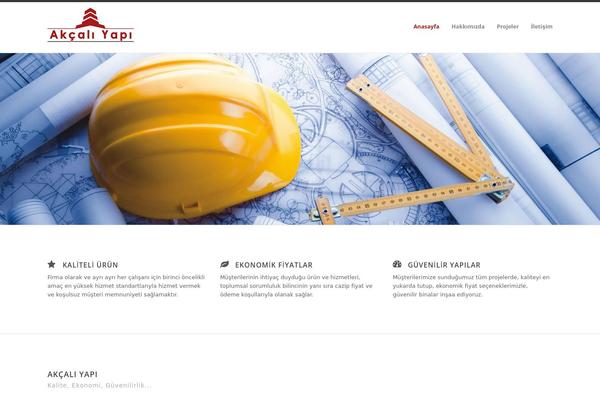 Klasik theme site design template sample