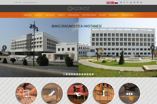 Medanis theme site design template sample