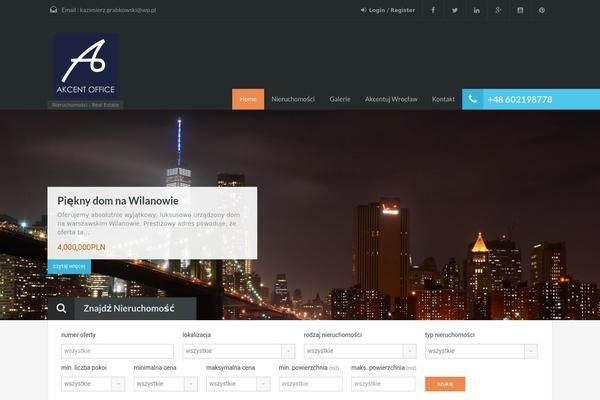 Realhomes Theme theme site design template sample