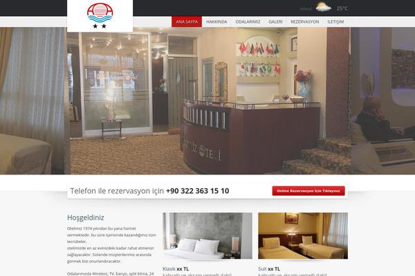 Paradisehotel theme site design template sample