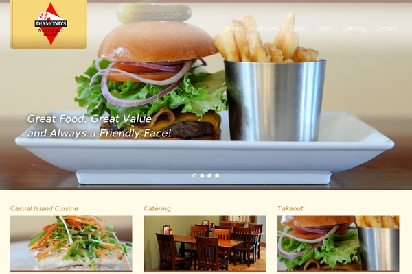 White Rock theme site design template sample