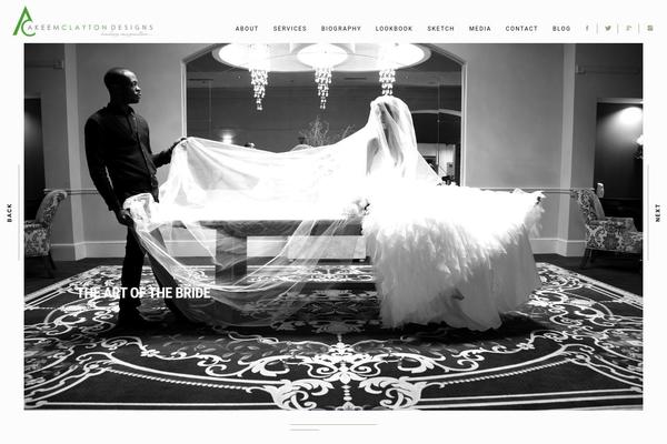 Concept theme site design template sample