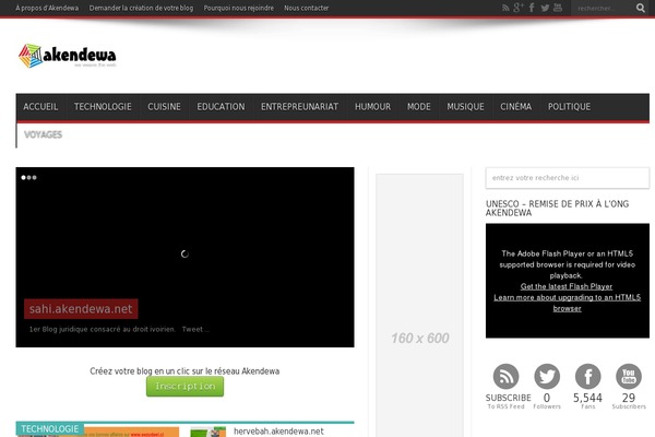 Fafa_v2 theme site design template sample