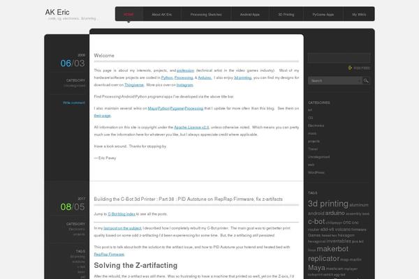 Site using Syntax Highlighter and Code Colorizer for WordPress plugin