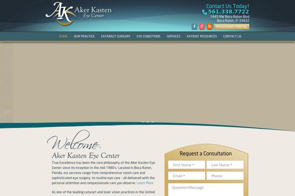Glacial theme site design template sample