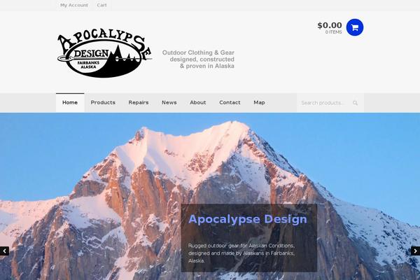 Peddlar theme site design template sample