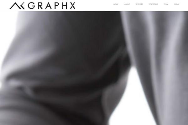 Visia theme site design template sample