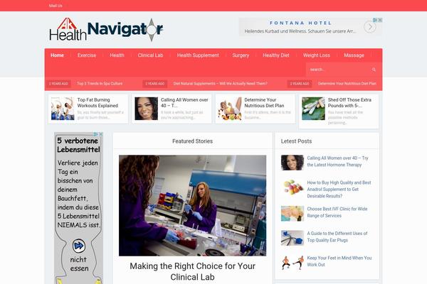 Alpha theme site design template sample