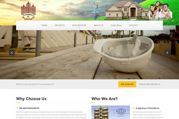 BuildPress theme site design template sample