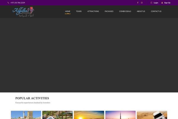 TravelTour theme site design template sample