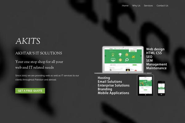 Ultra theme site design template sample