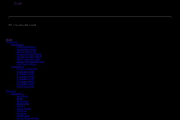 Porto theme site design template sample