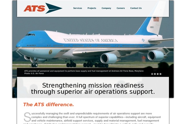 Ats theme site design template sample