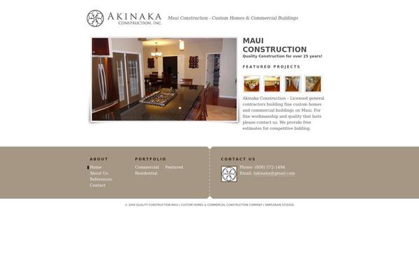 akinakaconstruction.com site used Fotofolio-1.0.6