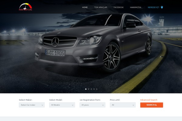 Autotrader theme site design template sample