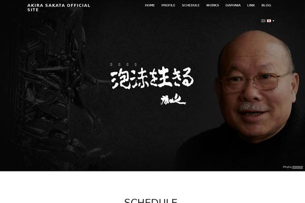 WP Simple theme site design template sample