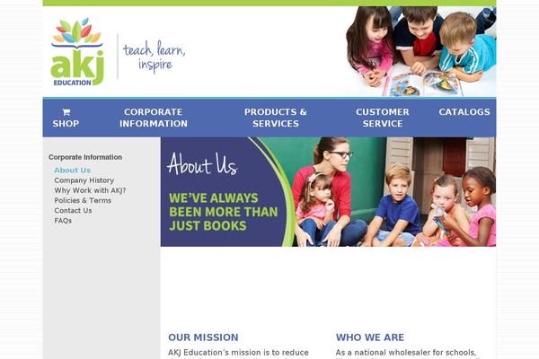 akjbooks.com site used Zestsms-child-theme
