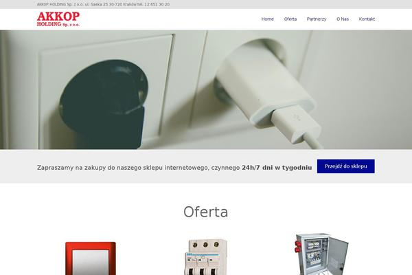 onetone theme site design template sample