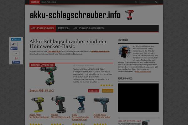 Jarida theme site design template sample