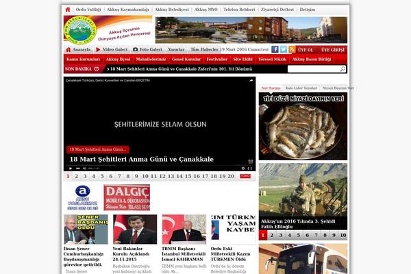 Haberv8 theme site design template sample