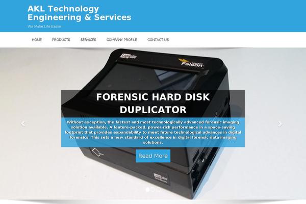 Enigma theme site design template sample