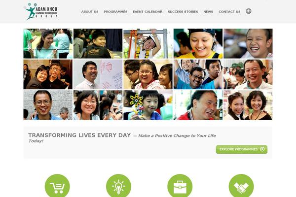 University theme site design template sample