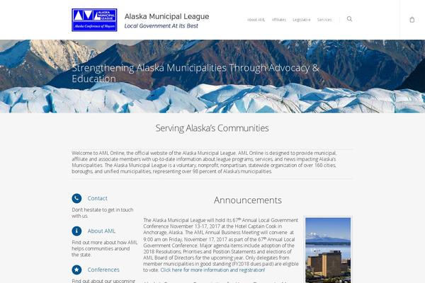 Salient theme site design template sample