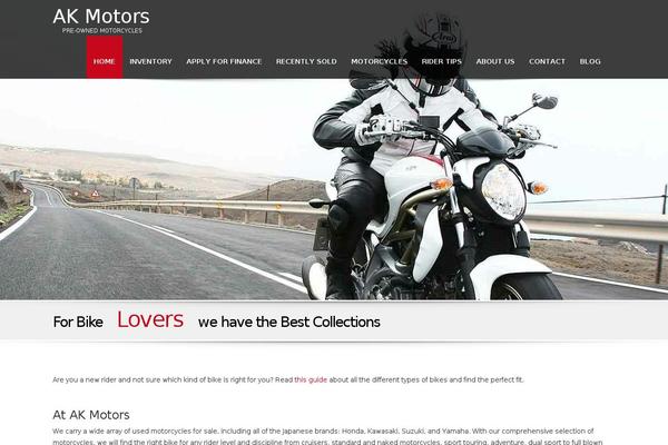 Automotive Child theme site design template sample