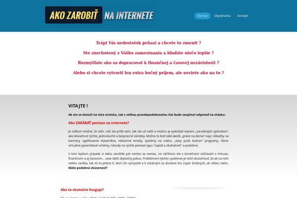 MioWeb theme site design template sample