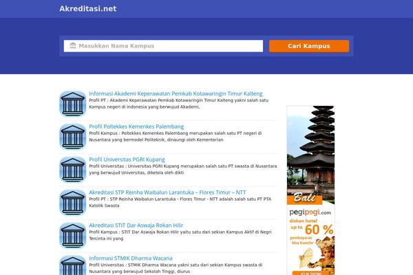 akreditasi.net site used IT