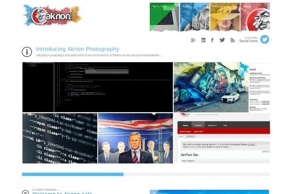 One Touch theme site design template sample