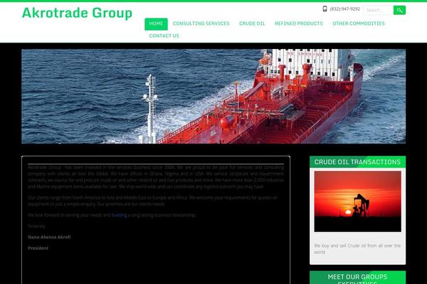 Searchlight theme site design template sample