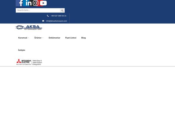 Site using Add-search-to-menu plugin