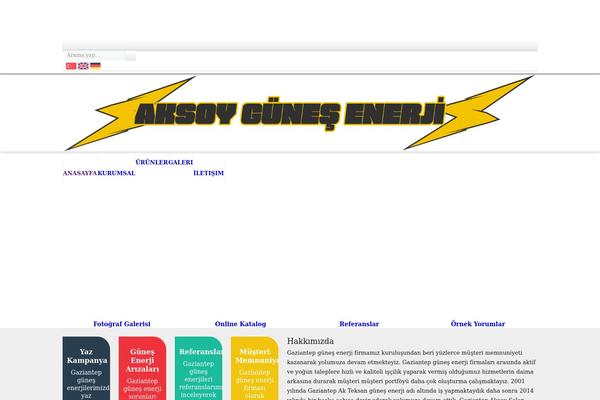 aksoygunesenerjisi.com site used Safirkurumsali
