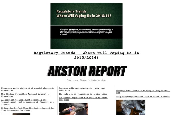 akstonreport.com site used Wp Drudge V2