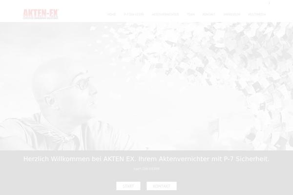 North theme site design template sample