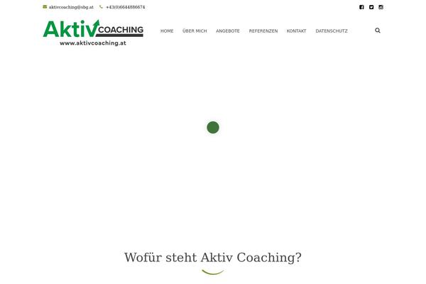 Healthcoach theme site design template sample