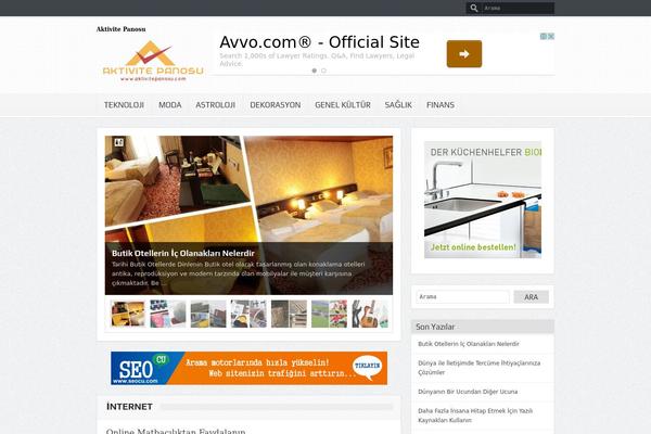 GoodNews theme site design template sample