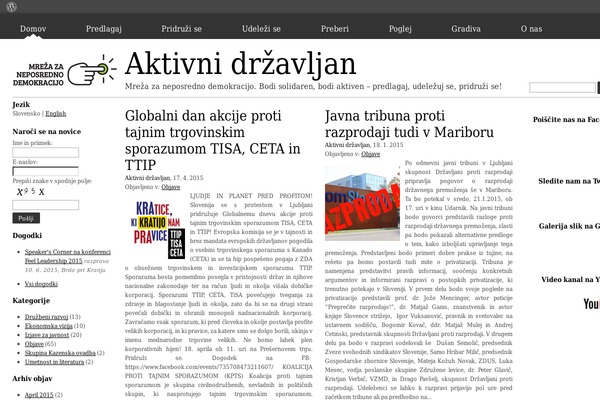 aktivnidrzavljan.si site used Aktivni-drzavljan