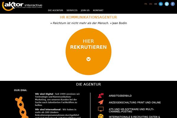 aktor-interactive.de site used Divi-community