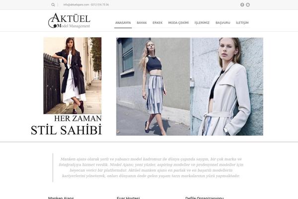 Maxima theme site design template sample