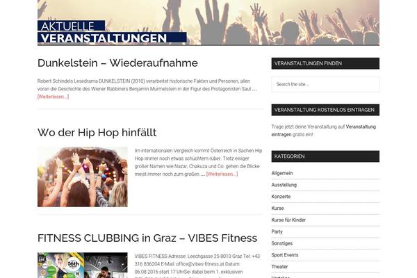 Magazine Pro theme site design template sample