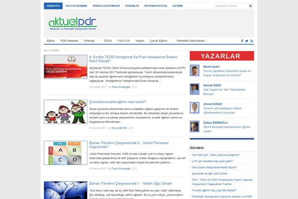 Easy Blog theme site design template sample