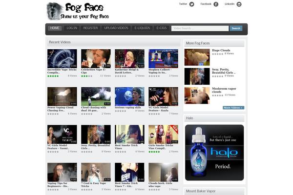 Videostream theme site design template sample
